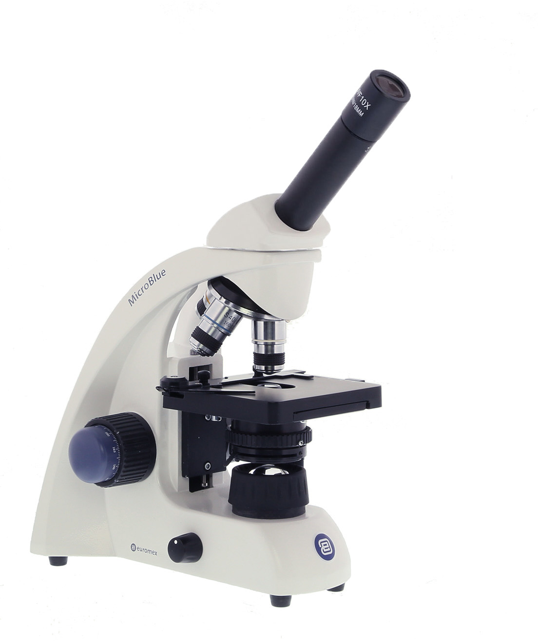 Euromex MicroBlue biological monocular school microscope